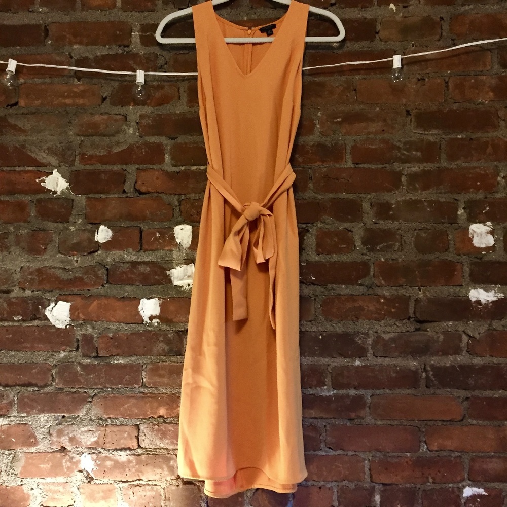NWOT Ann Taylor Trapeze V-Neck Dress 4P - Picture 3 of 6